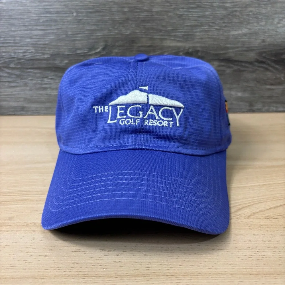 Legacy Golf Resort Hat‎ Strap Back Womens Blue Purple Golf Performance Arizona